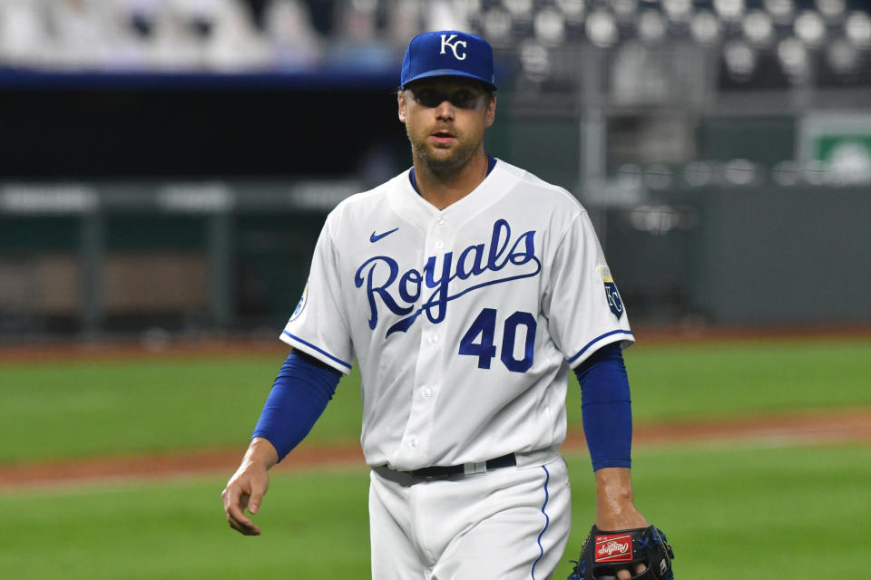 The Kansas City Royals traded veteran reliever Trevor Rosenthal to the San Diego Padres. (Photo by Keith Gillett/Icon Sportswire via Getty Images)
