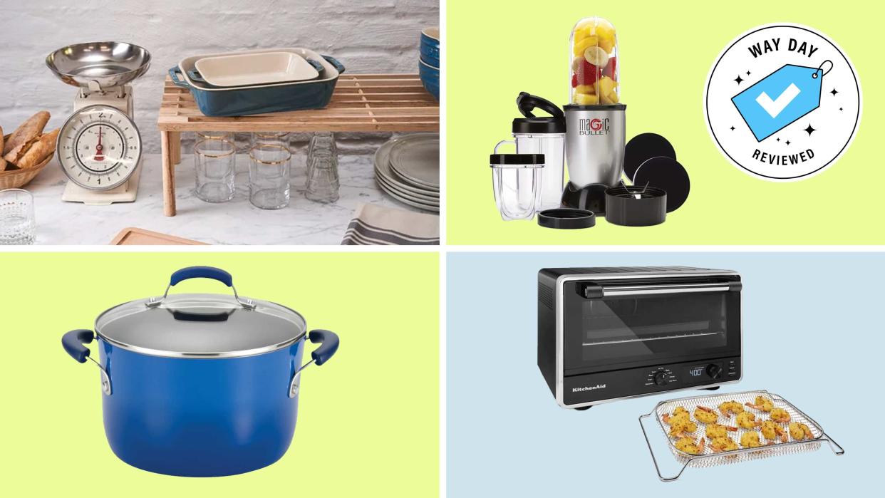 Shop Wayfair's best Way Day kitchen deals on KitchenAid, Cuisinart and NutriBullet.