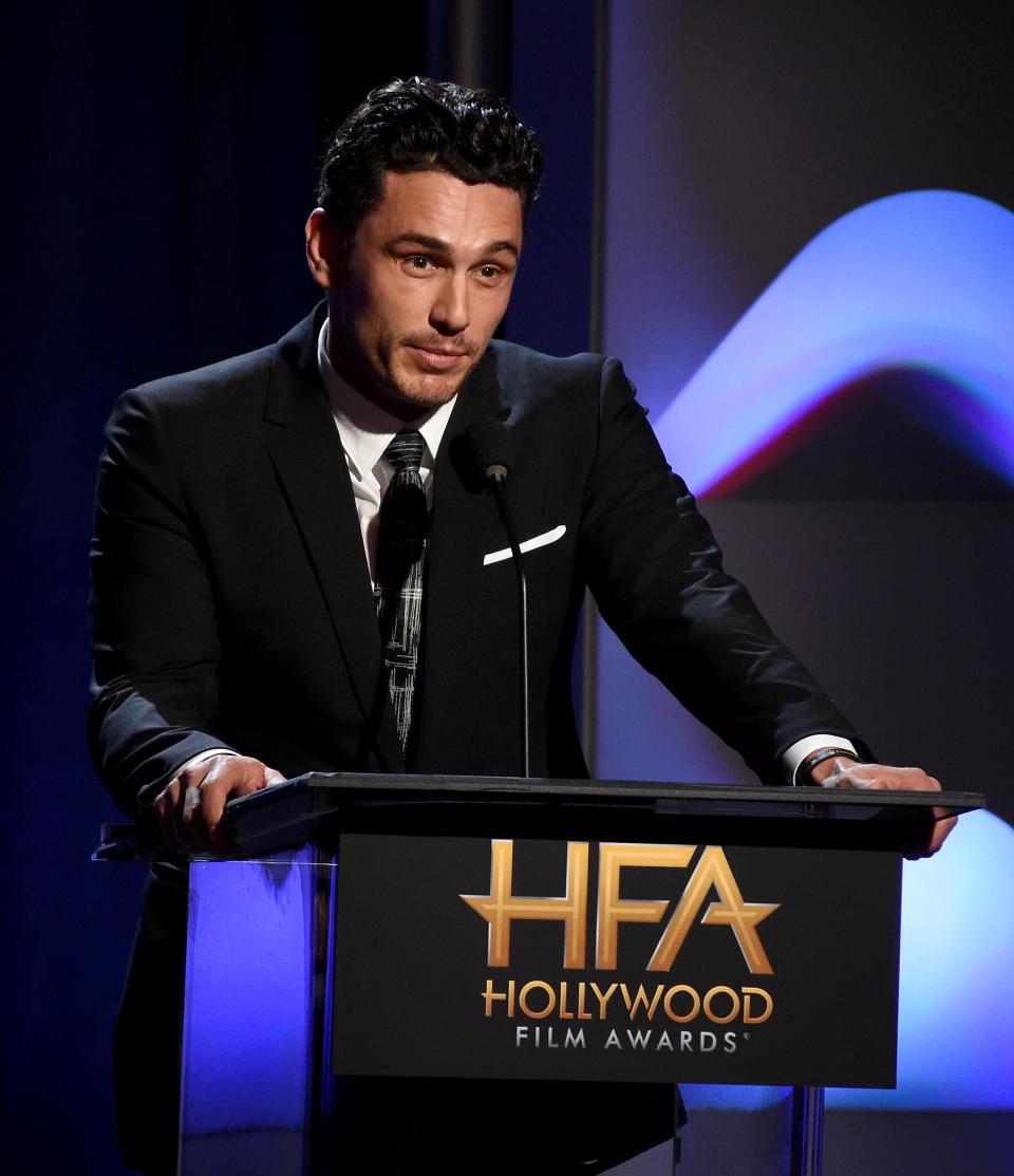 BEVERLY HILLS - NOVEMBER 5: James Franco at the 2017 Hollywood Film Awards at the Beverly Hilton on November 5, 2017 in Beverly Hills, California. (Photo by Frank Micelotta/PictureGroup)