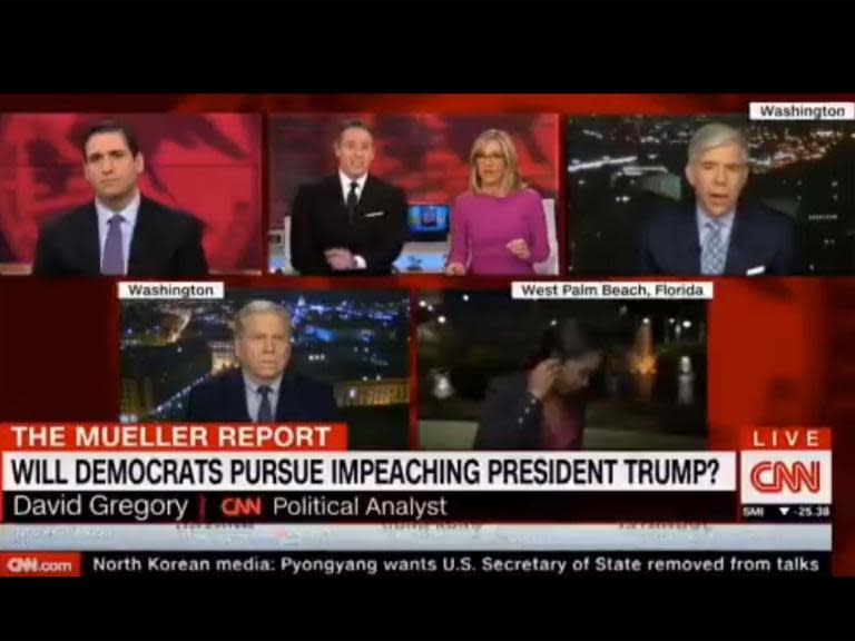 A CNN reporter was accosted by a lizard during a live television broadcast from Donald Trump's Florida estate. White House correspondent Abby Phillip squirmed after the reptile began crawling up her body during a debate about the merits of impeaching the US president.CNN host Jake Tapper interrupted the broadcast to check on Ms Phillip."Hold on, Abby, what was that?" he asked. "There was a lizard climbing on me, sorry," she replied. "I don't think it's OK, but I'm fine."She later described the incident as "literally my nightmare".Some criticised Ms Philip for appearing to kill the reptile as she swatted it away, with one person writing: “How lovely to crush an innocent being on live TV and everyone is convulsed in mirth over it. We are so careless about the beings with whom we share the planet.”But fellow White House reporter Betsy Klein later confirmed the creature was unharmed."The lizard is fine, it slithered off unscathed. (I was an eyewitness)," she tweeted.