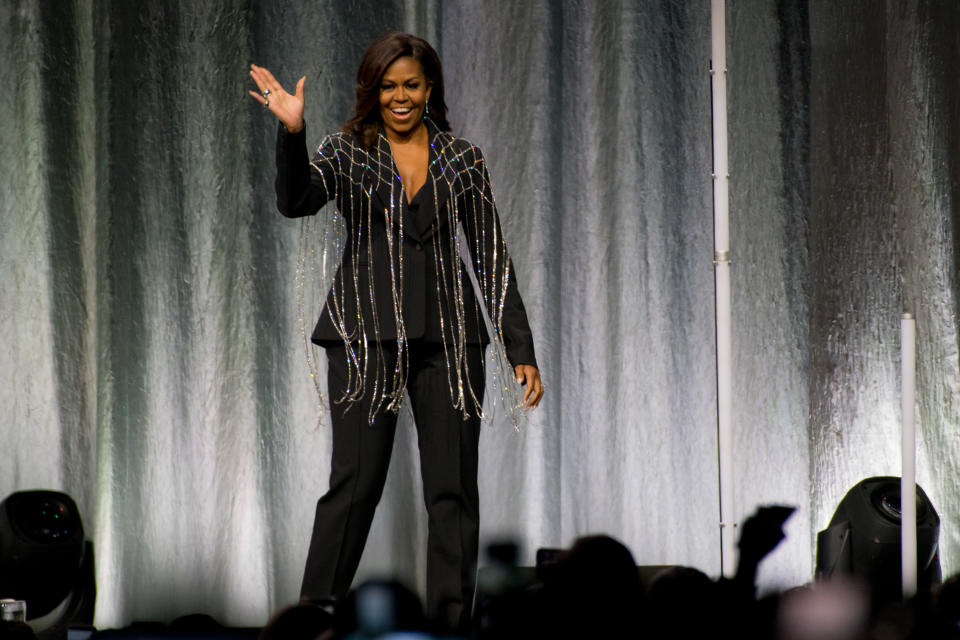 Michelle Obama in Toronto, 2018. - Credit: SOPA Images/LightRocket via Gett