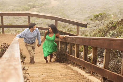 A beautiful photo from the author's engagement shoot.