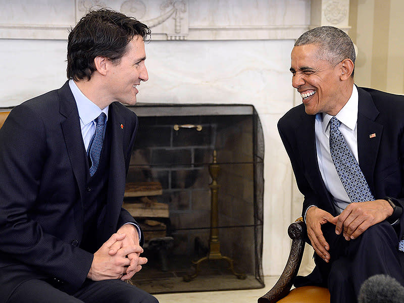 A Bromance Without Borders: President Obama and Canadian Prime Minister Justin Trudeau's Friendship in Photos| politics, Barack Obama, Michelle Obama