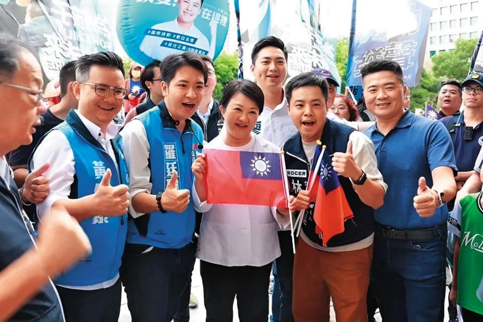 盧秀燕此次選舉在台中替藍營多拿下4席立委，被看好是2028年總統人選之一。（國民黨台中市黨部提供）