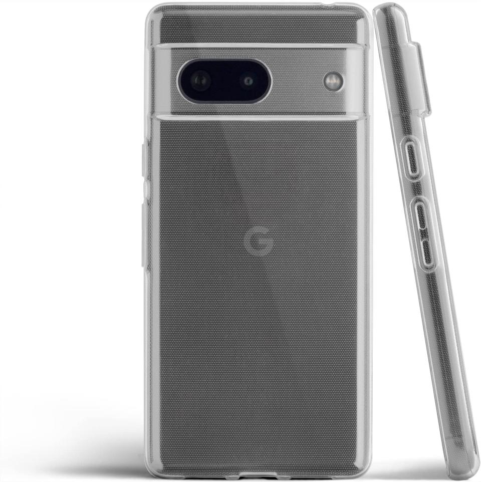 Totallee Thin Case for Google Pixel 7a in clear.