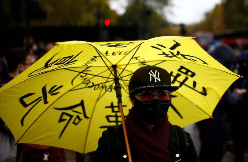 "Stand with Hong Kong" rally in London