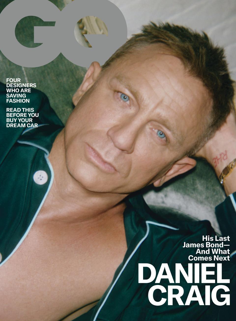 Daniel Craig makes the cover of GQ's April 2020 issue.