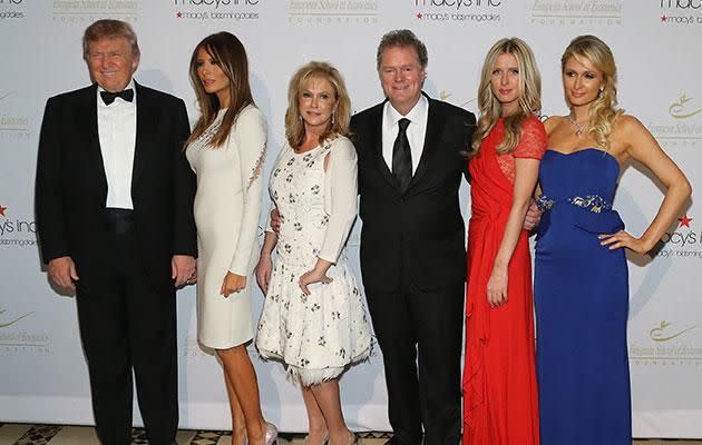 The Hiltons and Trumps are family friends. Photo: Getty Images