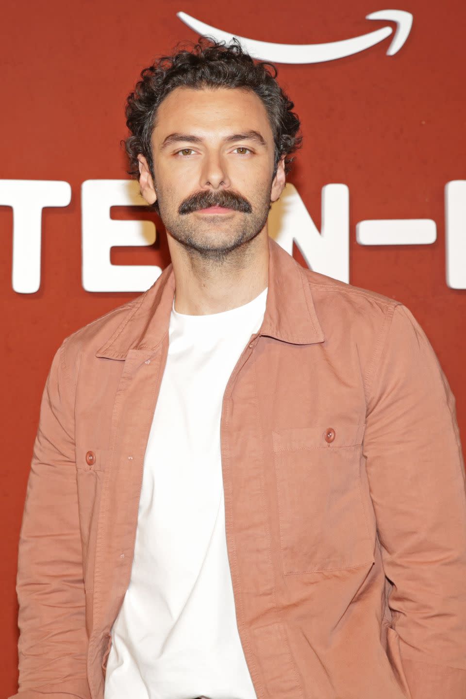 actor aidan turner attends a special screening of new prime video drama fifteen love in london