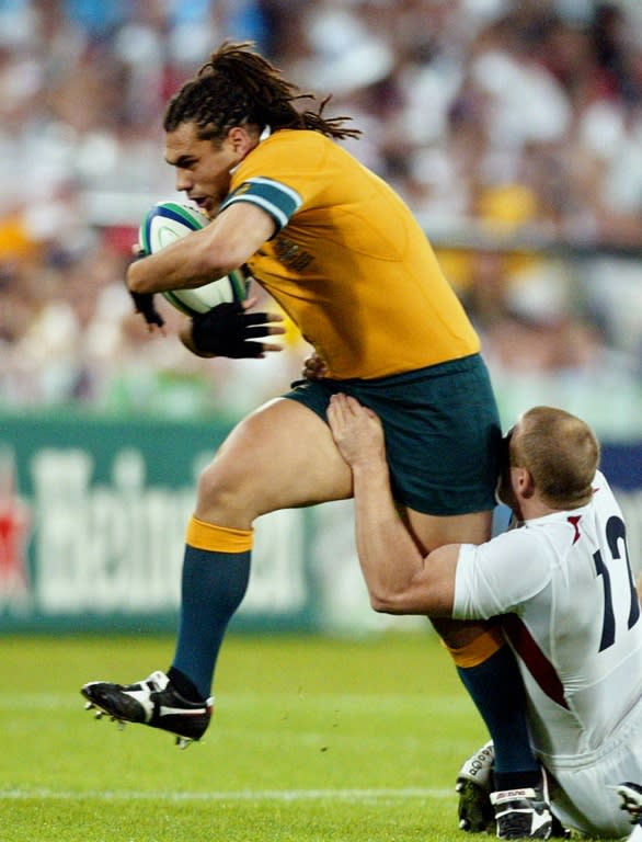 George Smith in action for Australia during the 2003 Rugby World Cup final