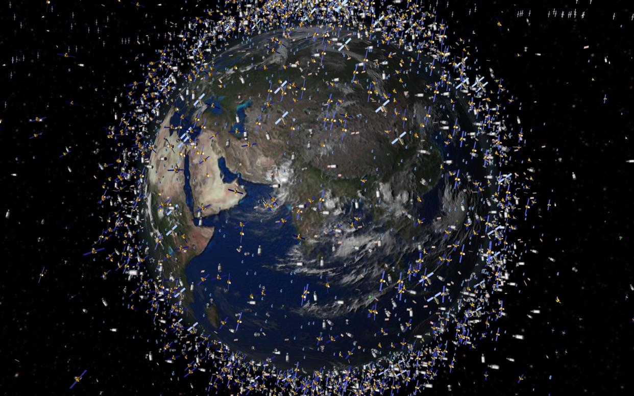 Space scientists are concerned that defunct satellites could hit other satellites or the International Space Station (ISS) setting off a catastrophic chain reaction 