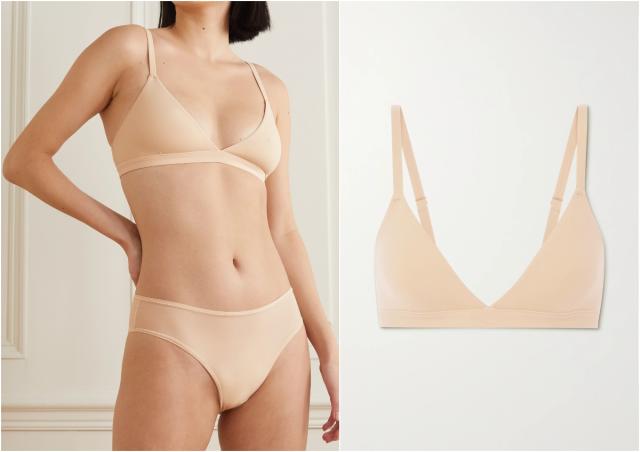 SKIMS Fits Everybody triangle bralette - Mica