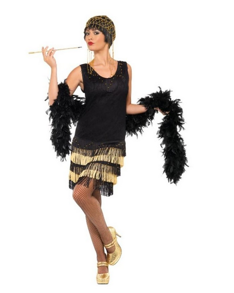Discount Fringed Flapper Halloween Costume