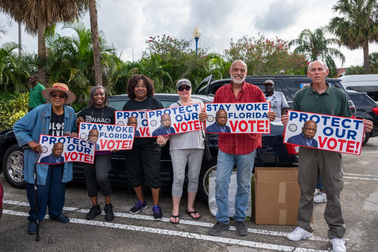 Participants of the recent "Stay Woke'Florida bus tour illustrate the importance of 2024.
