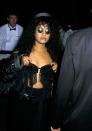 <p>Lisa Bonet channeled her inner rockstar at the MTV Video Music Awards wearing a large leather jacket over a fringe bralette.</p>