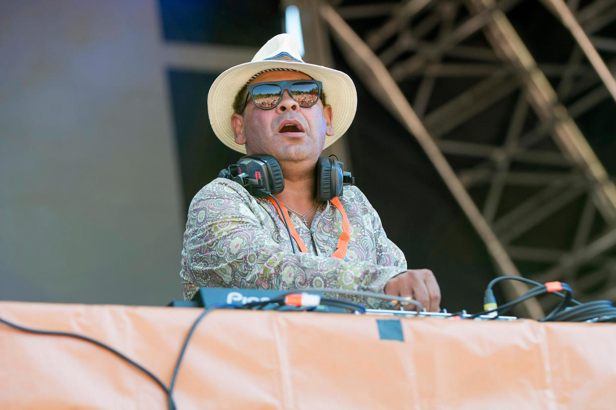 Glasgow, UK, 30 June 2018. Craig Charles at The Fiesta x FOLD Festival, Glasgow, UK Credit: Stuart Westwood/Alamy Live News