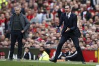 Britain Football Soccer - Manchester United v Swansea City - Premier League - Old Trafford - 30/4/17 Manchester United manager Jose Mourinho and Swansea City manager Paul Clement Reuters / Andrew Yates Livepic