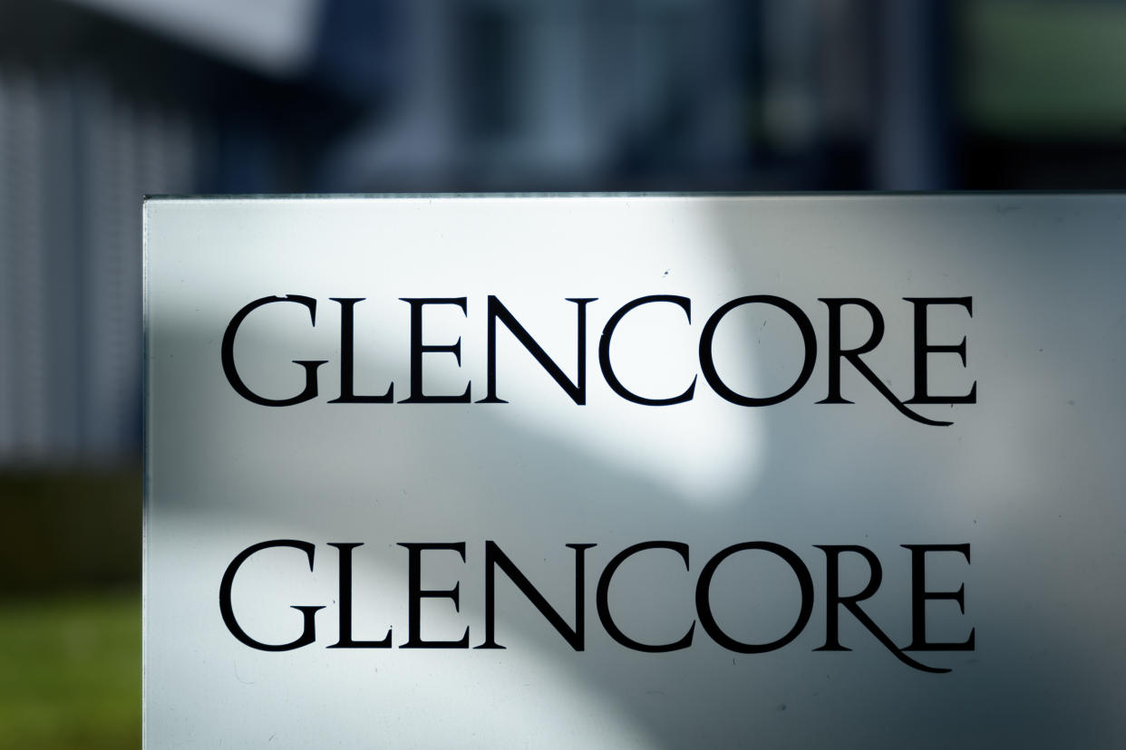 A picture taken on November 13, 2020 shows the headquarters of Swiss commodity trading giant Glencore in Baar, central Switzerland, ahead of November 29, 2020 nationwide vote on a people's initiative to impose due diligence rules on Swiss-based firms active abroad. (Photo by Fabrice COFFRINI / AFP) (Photo by FABRICE COFFRINI/AFP via Getty Images)