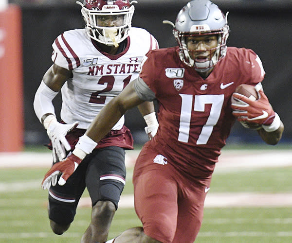 Kassidy Woods informed Washington State that he would not be playing this season due to coronavirus concerns. (Robert Johnson/Icon Sportswire via Getty Images)