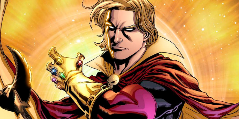 Adam Warlock, sporting a rather eye-catching glove... (credit: Marvel Comics)