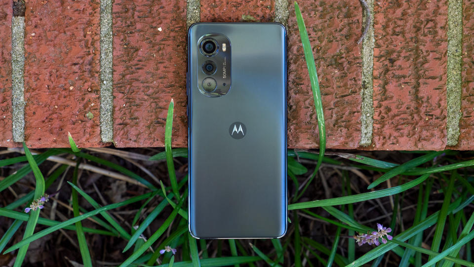 The back of the Motorola Edge (2022)