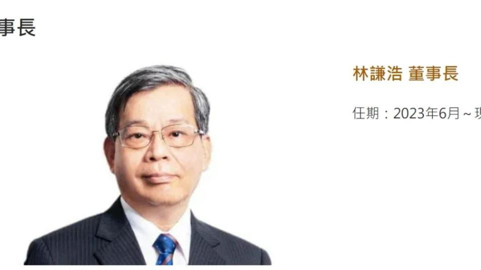 合作金庫金控董事長林謙浩今（2）上午過世。（圖／翻攝合作金庫）