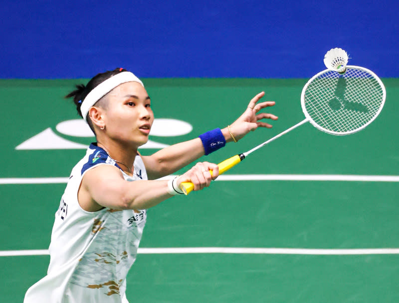 台灣羽球一姐戴資穎27日在法國羽球公開賽8強與泰國女將素尼達激戰3局勝出，晉級4強、締造BWF女單生涯第500勝，也是羽球女單史上第一人。（中央社資料照）