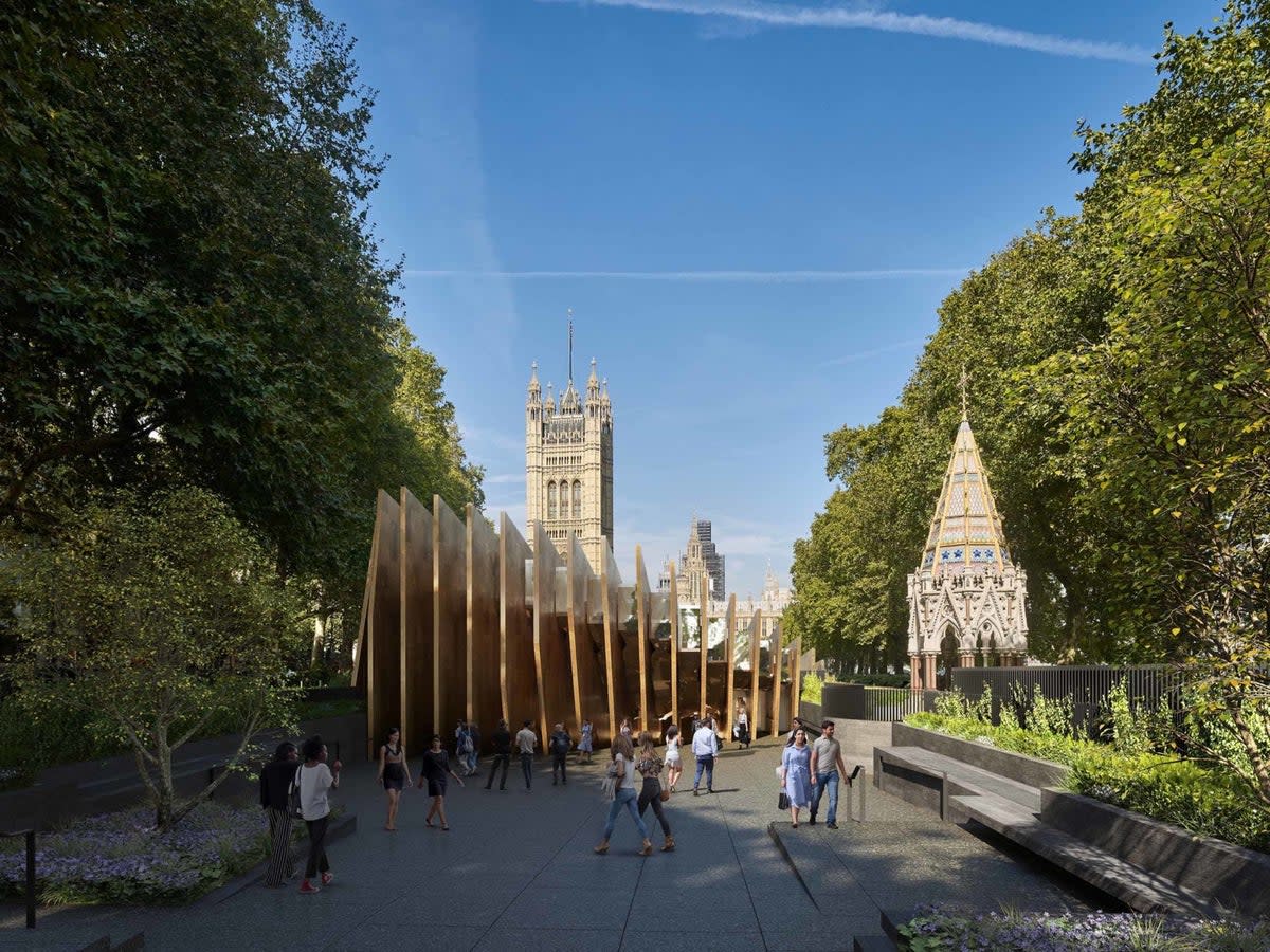 The monument is planned for Victoria Tower Gardens (HayesDavidson)