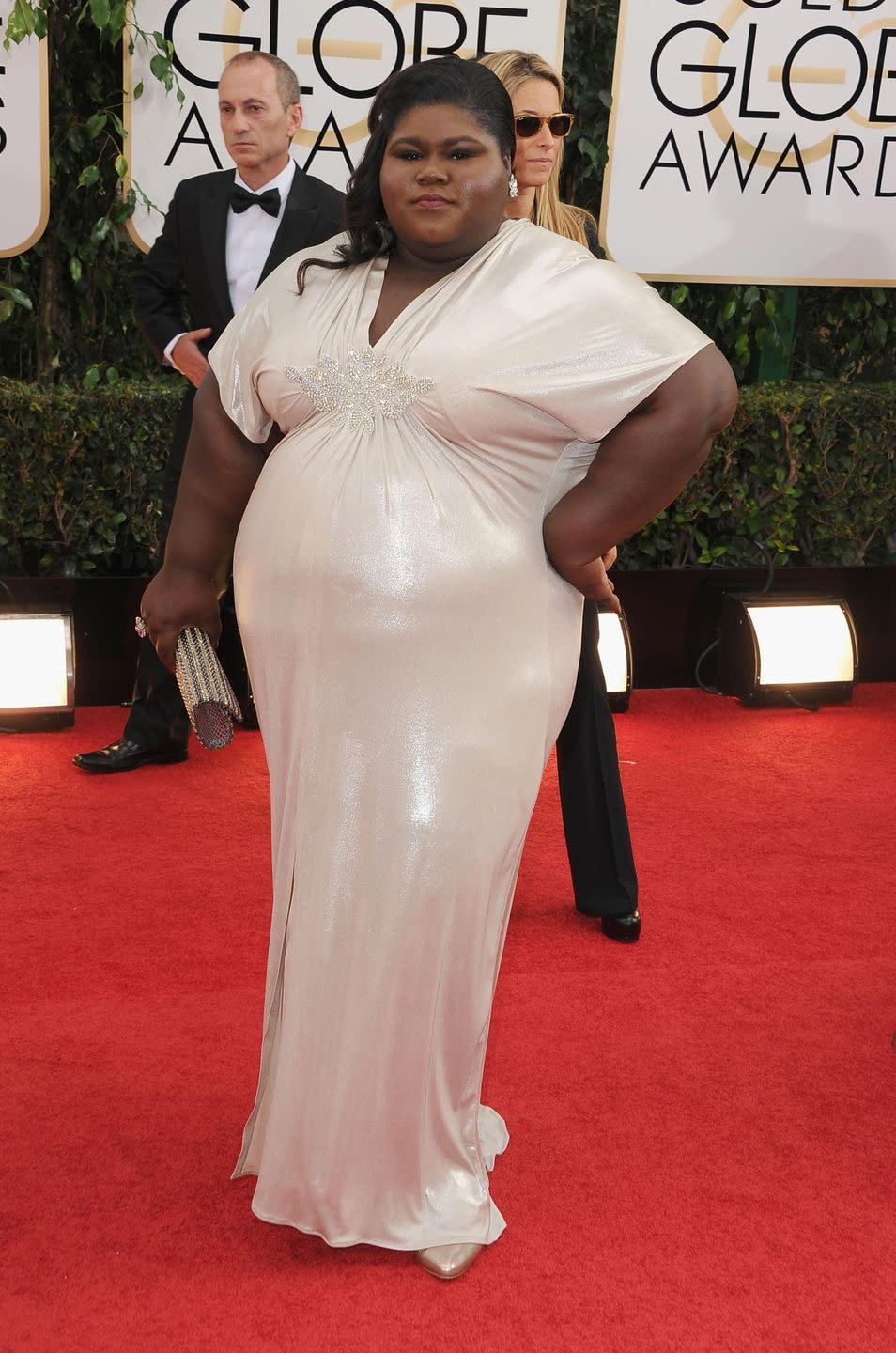 gabourey sidibe golden globes dress