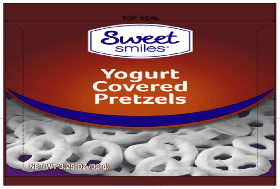 Sweet Smiles Yogurt Covered Pretzels FDA