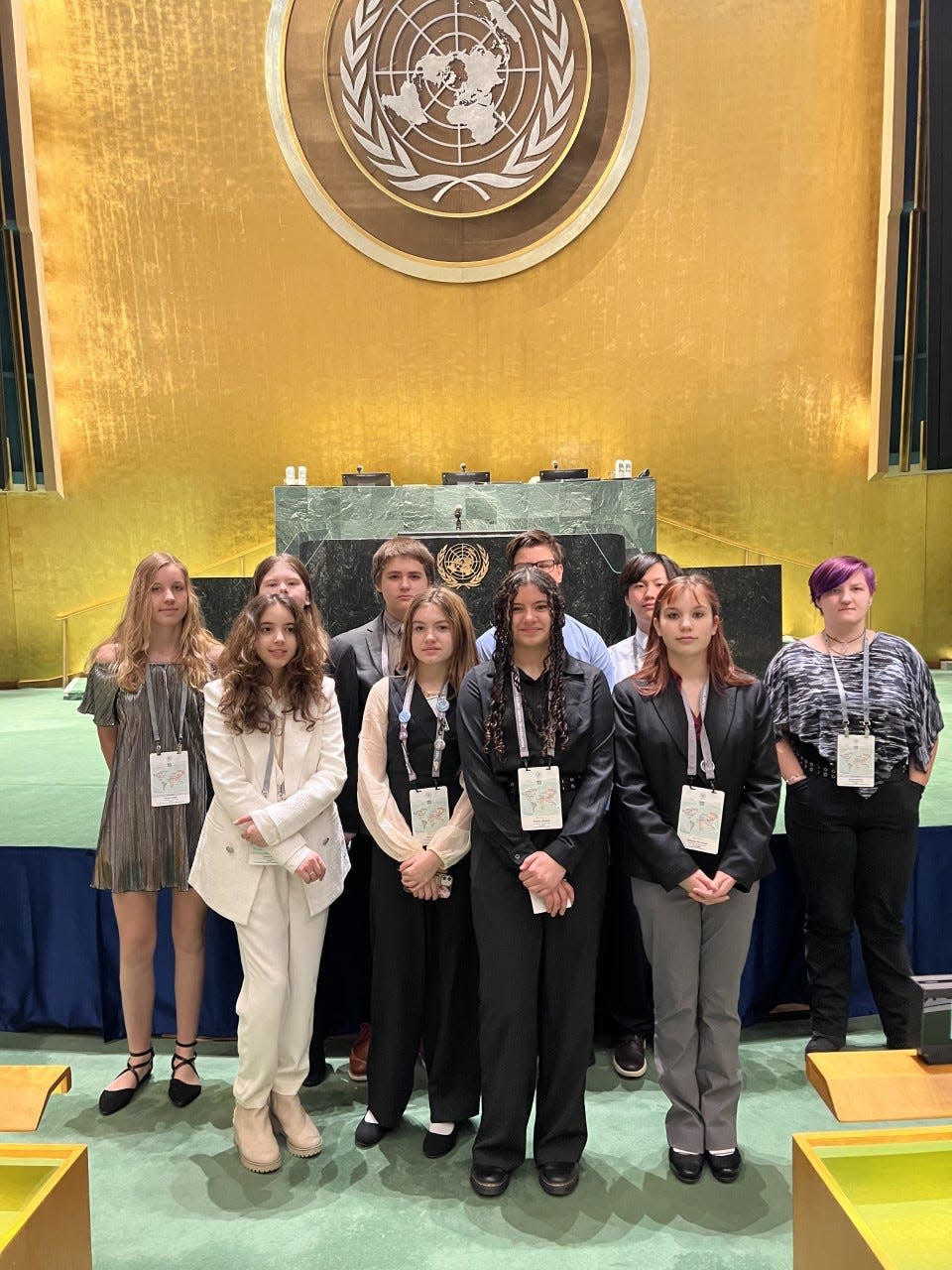 On March 22, middle school students from Monroe’s Meadow Montessori School traveled to New York City to take part in the Montessori Model United Nations program.