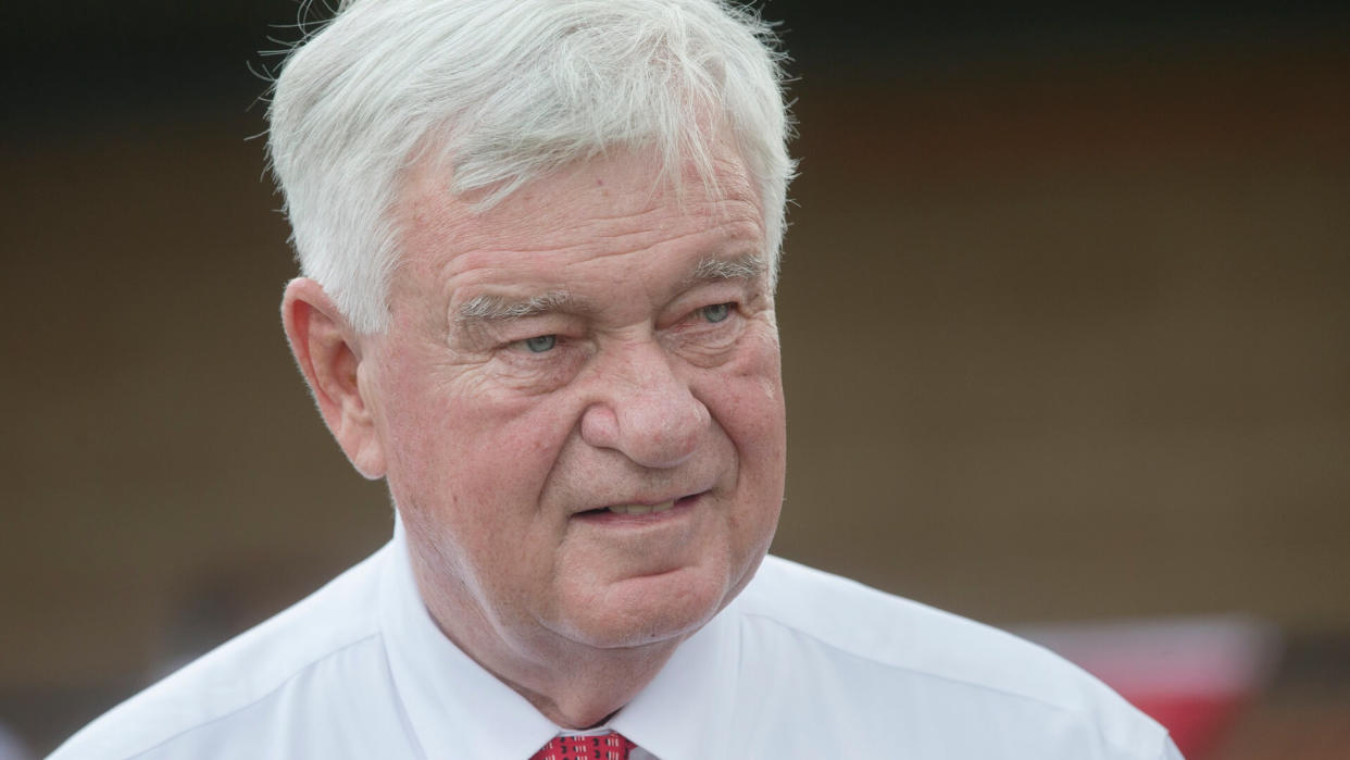 Mandatory Credit: Photo by John Minchillo/AP/Shutterstock (6090373d)Robert Castellini Robert Castellini, CEO of the Cincinnati Reds, attends the MLB "Largest Game of Catch" event related to the 2015 All-Star Game Baseball game, in Cincinnati.