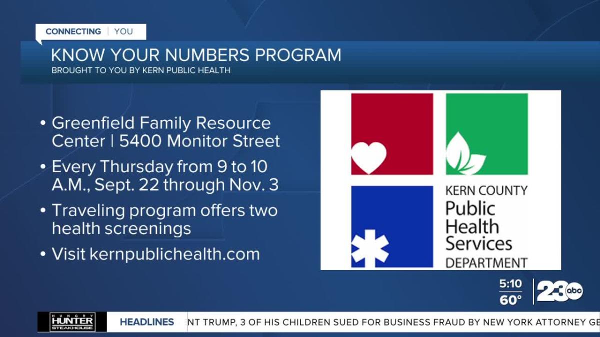 Kern County Public Health launches Know Your Numbers program in