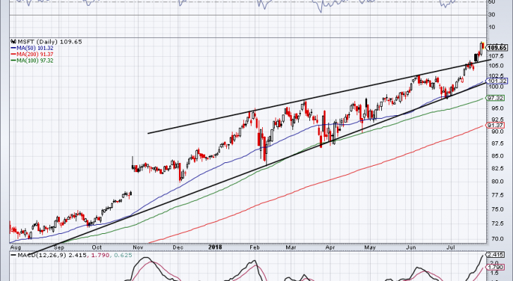 most profitable stocks -- MSFT