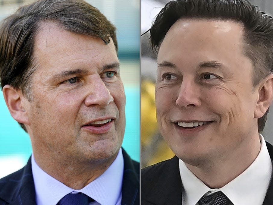 Jim Farley and Elon Musk