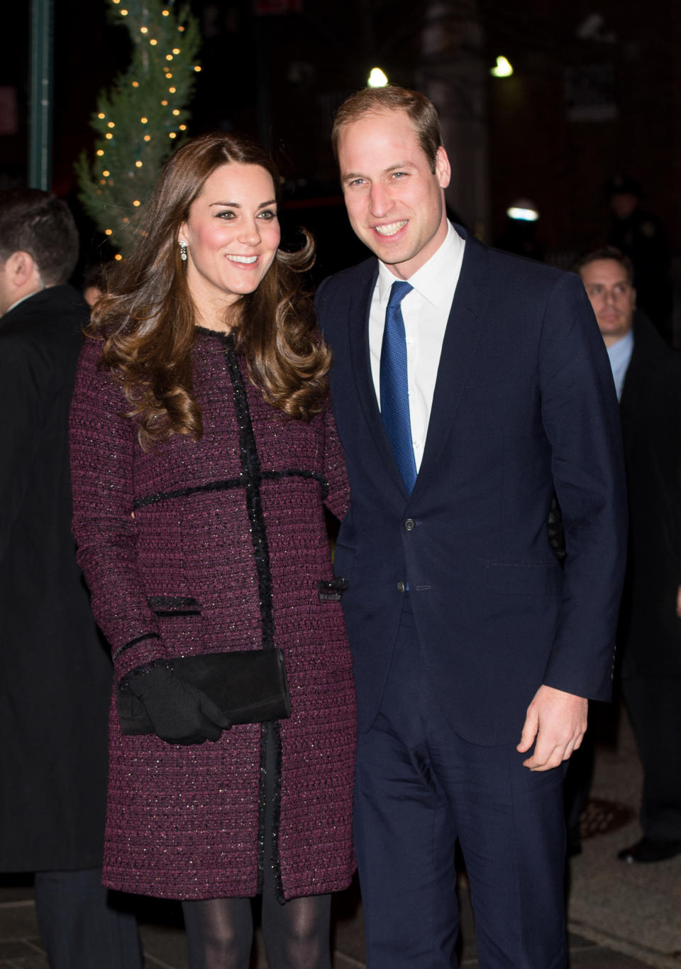 Kate first wore the boucle coat in 2014 [Photo: Getty]