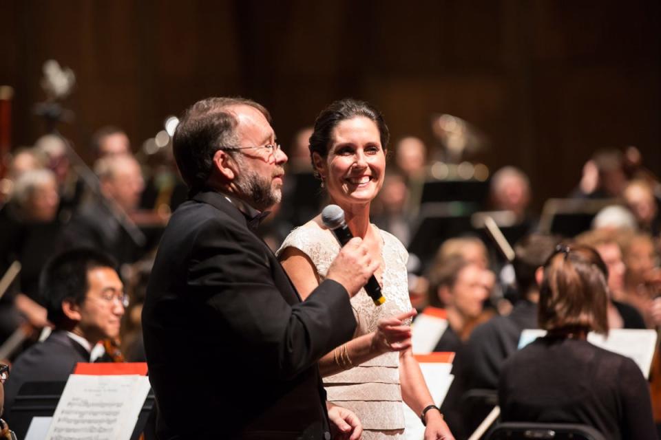 Highlights for TSO's Amanda Stringer include their 2015 Renee Fleming Gala and their 2017 “Requiem of Resistance” concert.