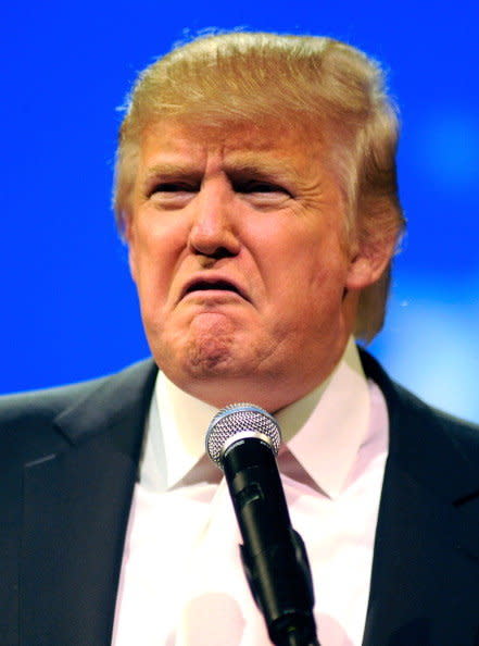 Trump speaks to several GOP women's group at the Treasure Island Hotel & Casino April 28, 2011 in Las Vegas, Nevada.   (Photo by David Becker/Getty Images)