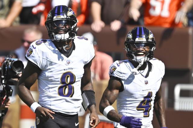 Ravens rookie Zay Flowers had the perfect reaction to his first career TD  catch