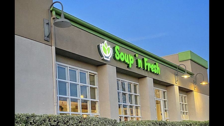 New signage for Soup 'n Fresh, a Souplantation-inspired buffet in Rancho Cucamonga. (Soup 'n Fresh)