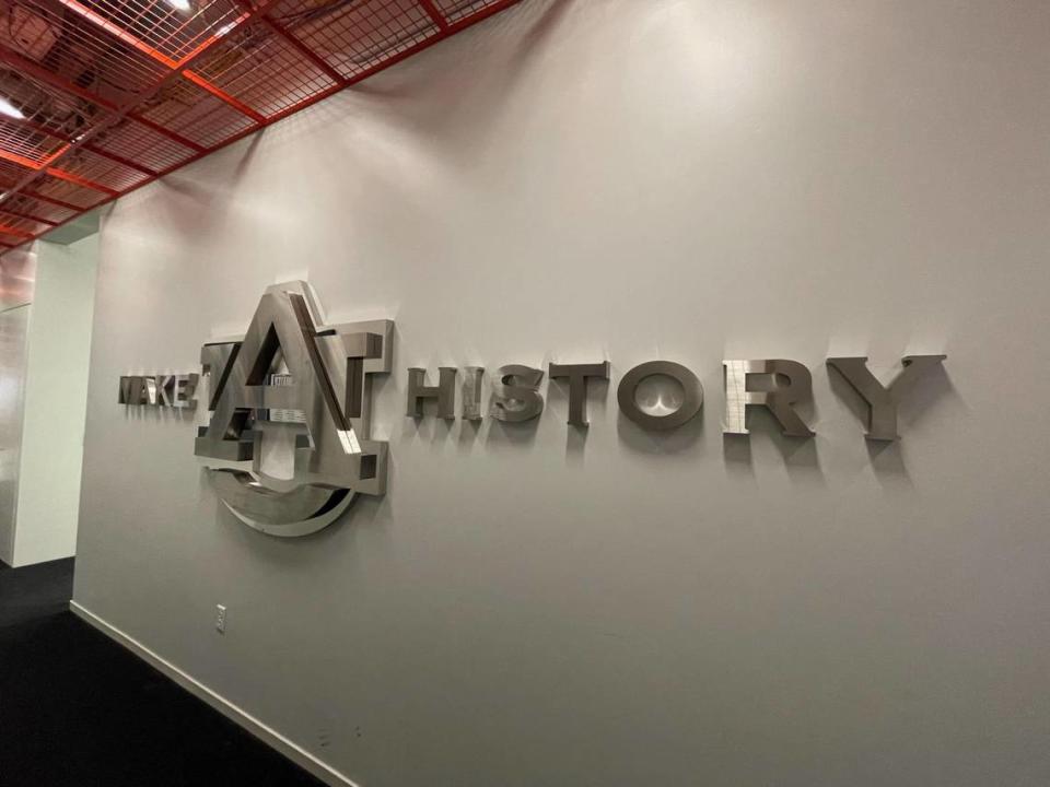 Auburn Coach Bruce Pearl referenced a silver metallic display near the entrance of the team’s locker room as a touchpoint for his basketball program. He sees Saturday’s game vs. Kentucky as an opportunity to make history. “It’s probably the biggest game we’ve had since I’ve been coaching (for Auburn),” Pearl said.