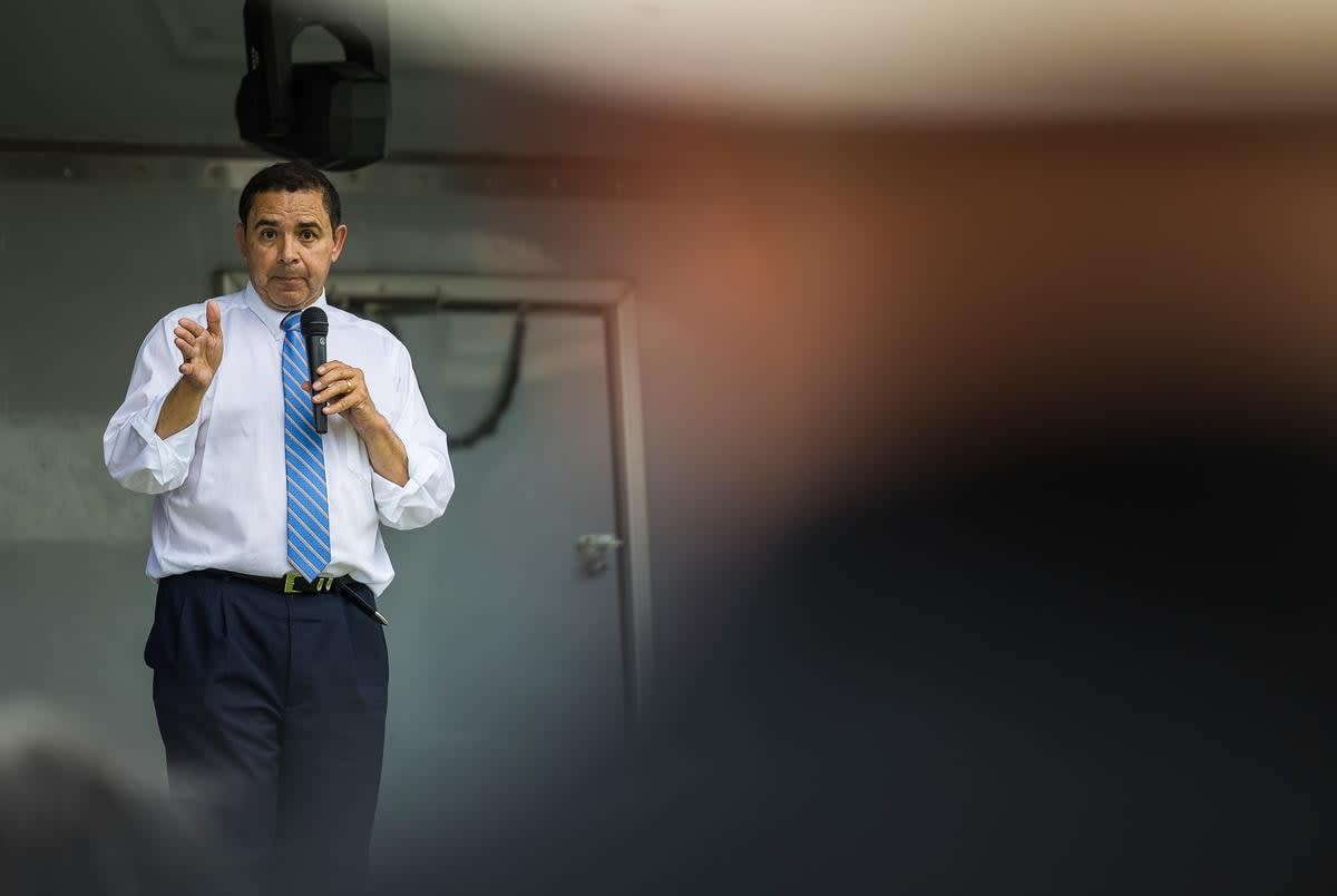 U.S. Rep. Henry Cuellar, D-Laredo, at a Get Out the Vote rally in San Antonio on May 4, 2022.