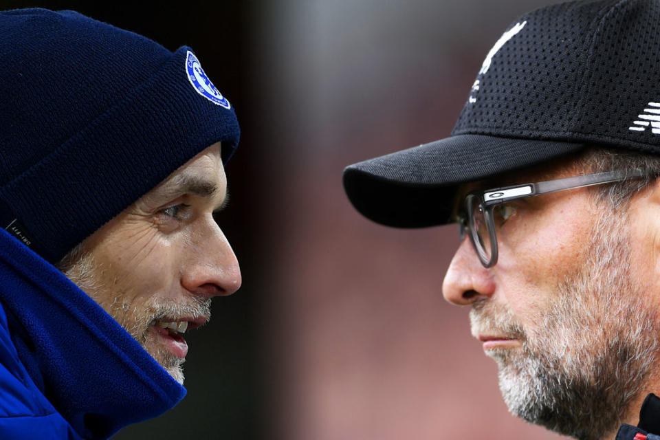 Thomas Tuchel und Jürgen Klopp (Photo by Laurence Griffiths/Getty Images)