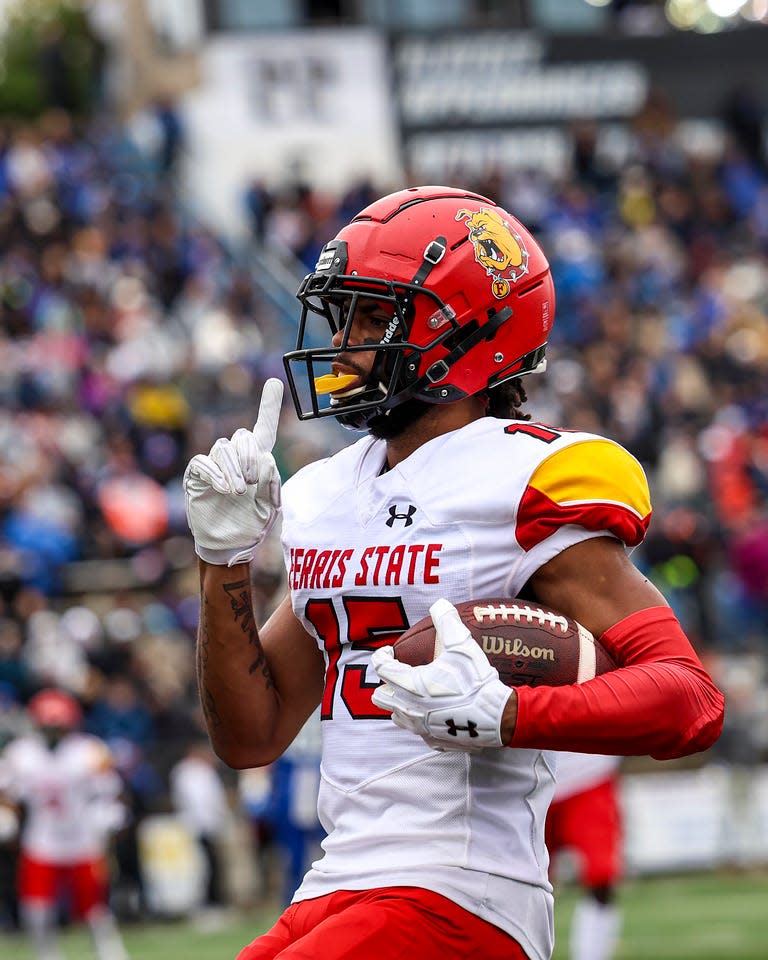 Ferris State receiver Xavier Wade was invited to mini camp by the Pittsburgh Steelers.