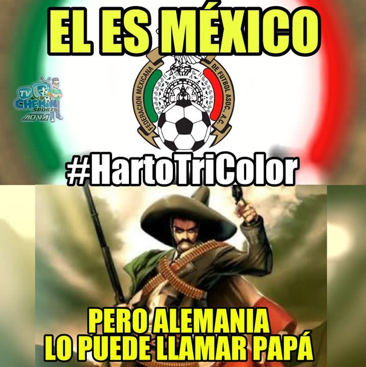 Memes Alemania vs México