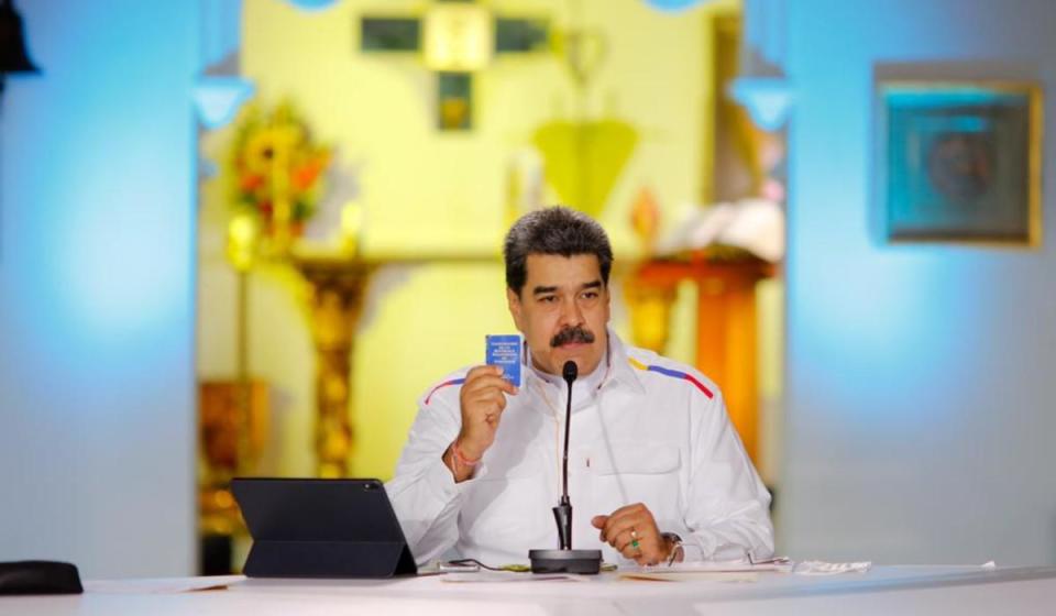 Nicolás Maduro, presidente de Venezuela. FOTO: @NicolasMaduro
