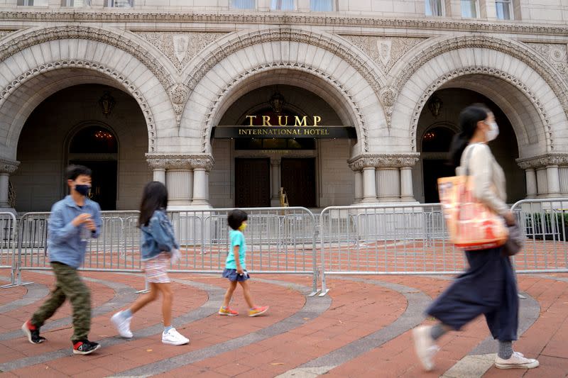 FILE PHOTO: The Trump International Hotel is seen in Washington