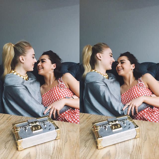 6) Sophie Turner and Maisie Williams
