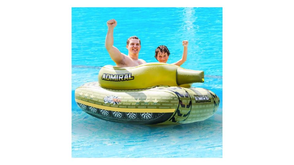 On Saturday, pool floats will be allowed at Montgomery Whitewater for Floatie X, a race through he channel without a paddle.