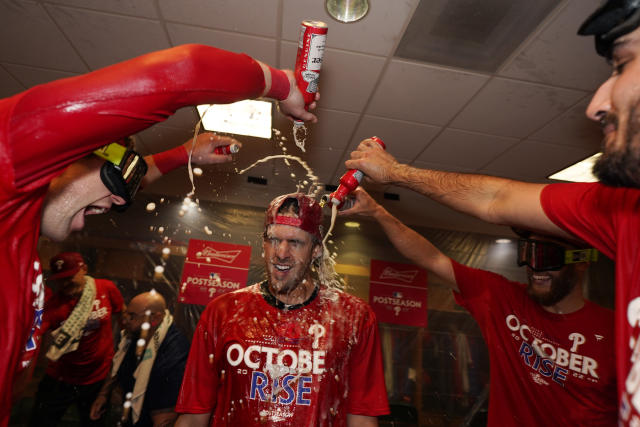 Inside Philadelphia Phillies' wild clubhouse celebrations after